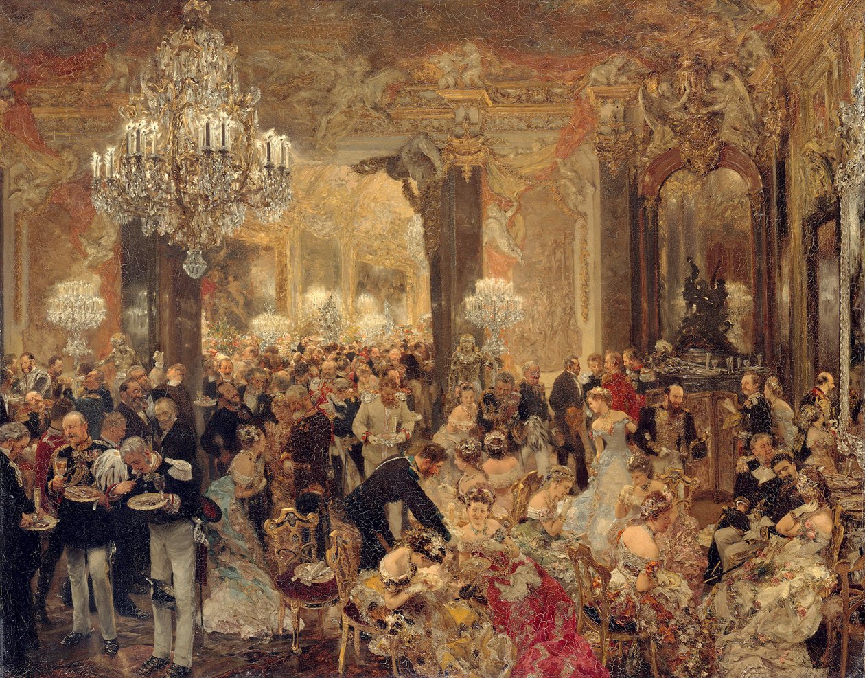 De Ballsouper door Adolph Menzel