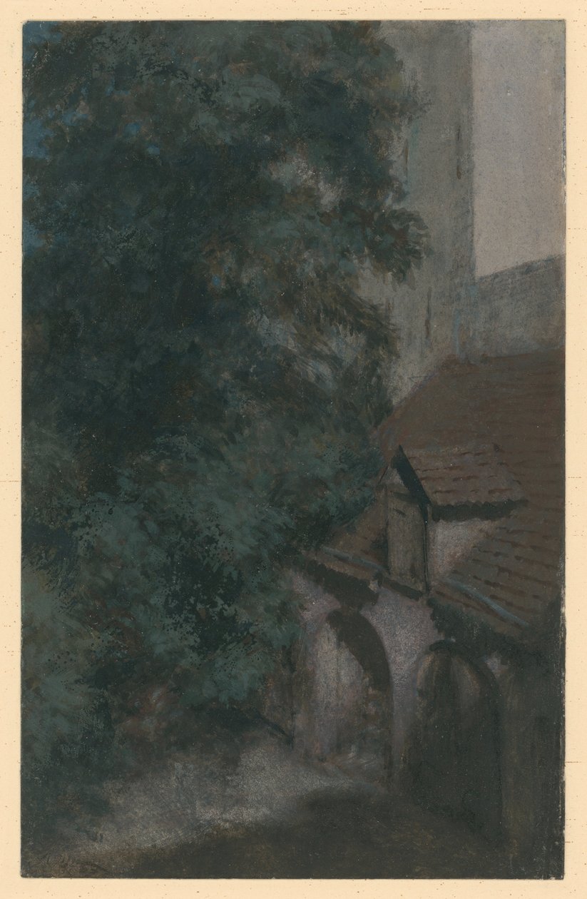 In het maanlicht door Adolph Menzel