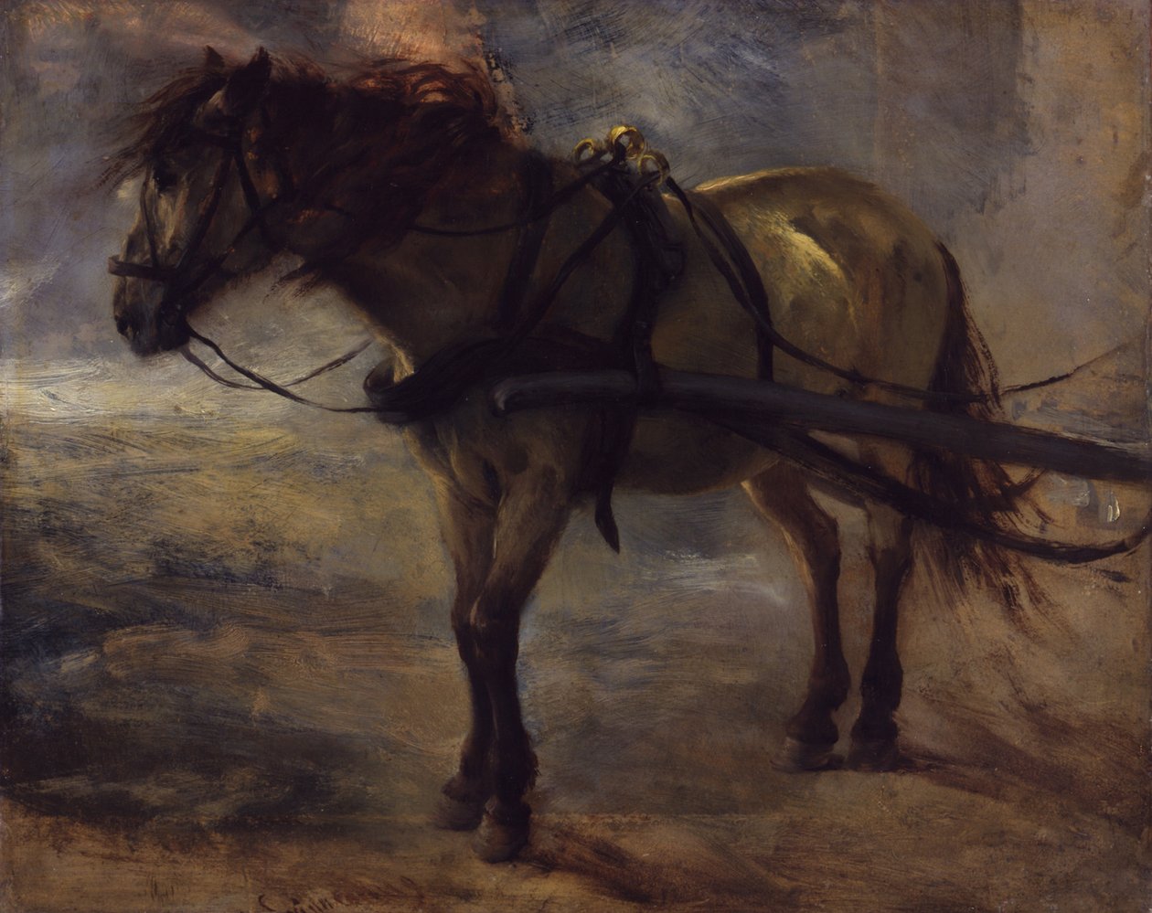 Karrengaul door Adolph Menzel