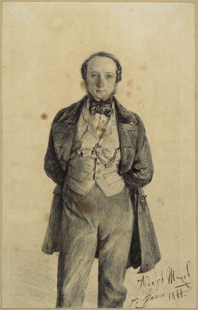 Karl Martini, rechter bij de arrondissementsrechtbank door Adolph Menzel