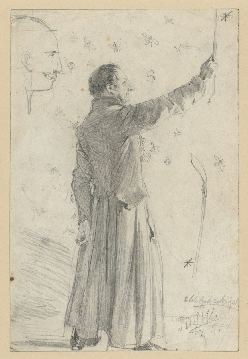 Karl Martini, rechter bij de arrondissementsrechtbank door Adolph Menzel