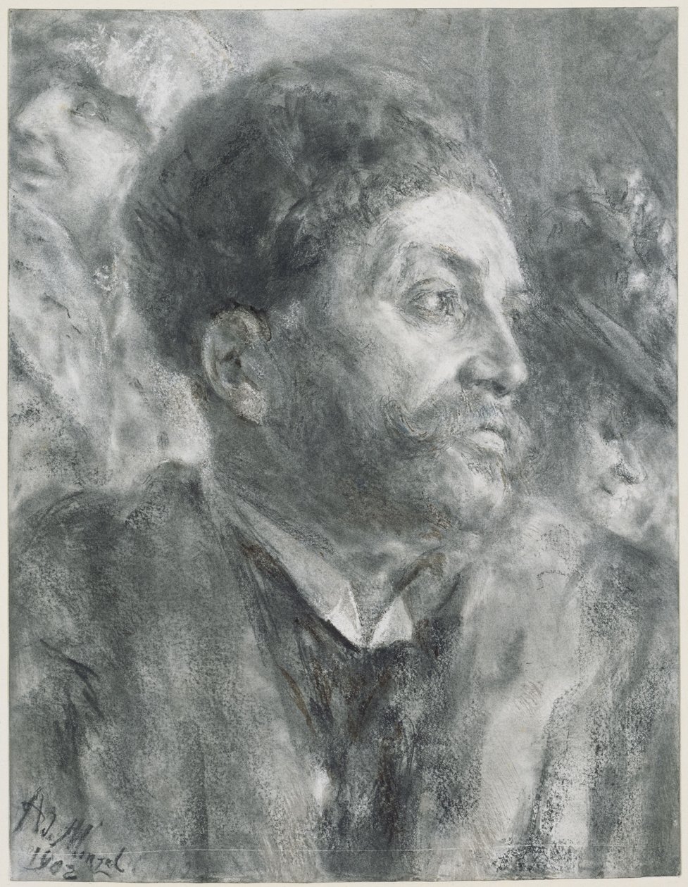 Na de matinée door Adolph Menzel