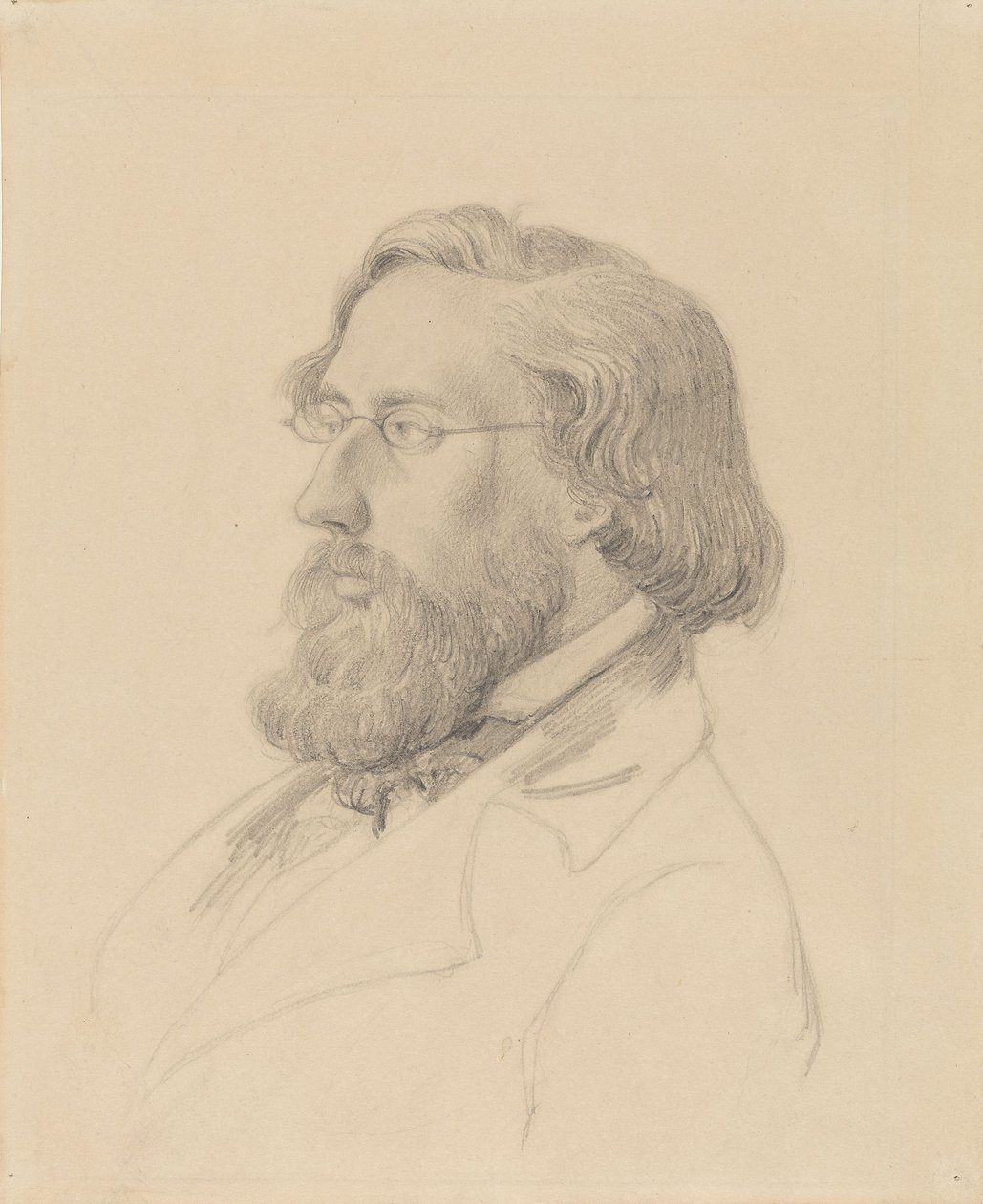 Hans Gude door Adolph Tidemand