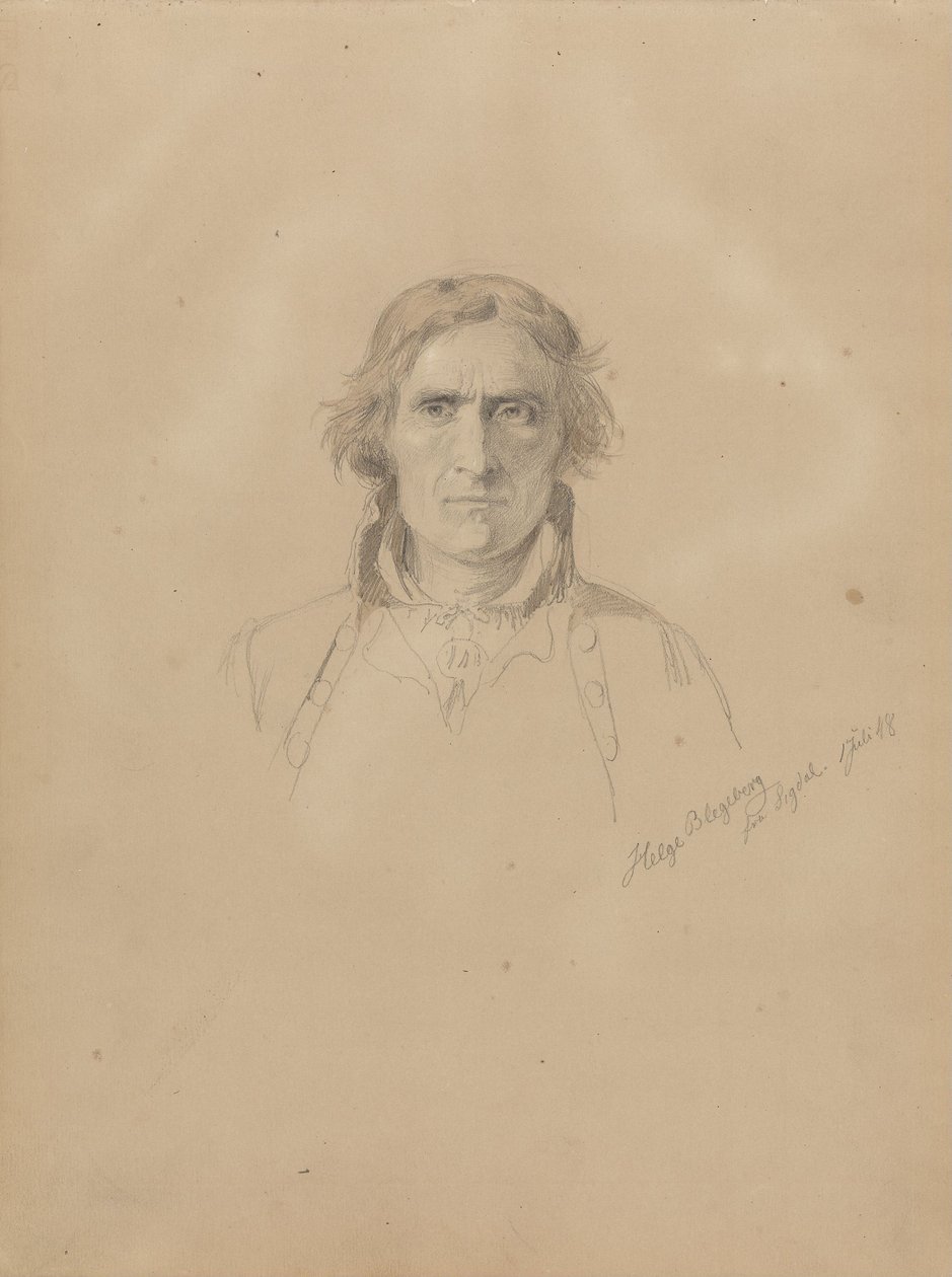 Helge Blegeberg, Sigdal door Adolph Tidemand