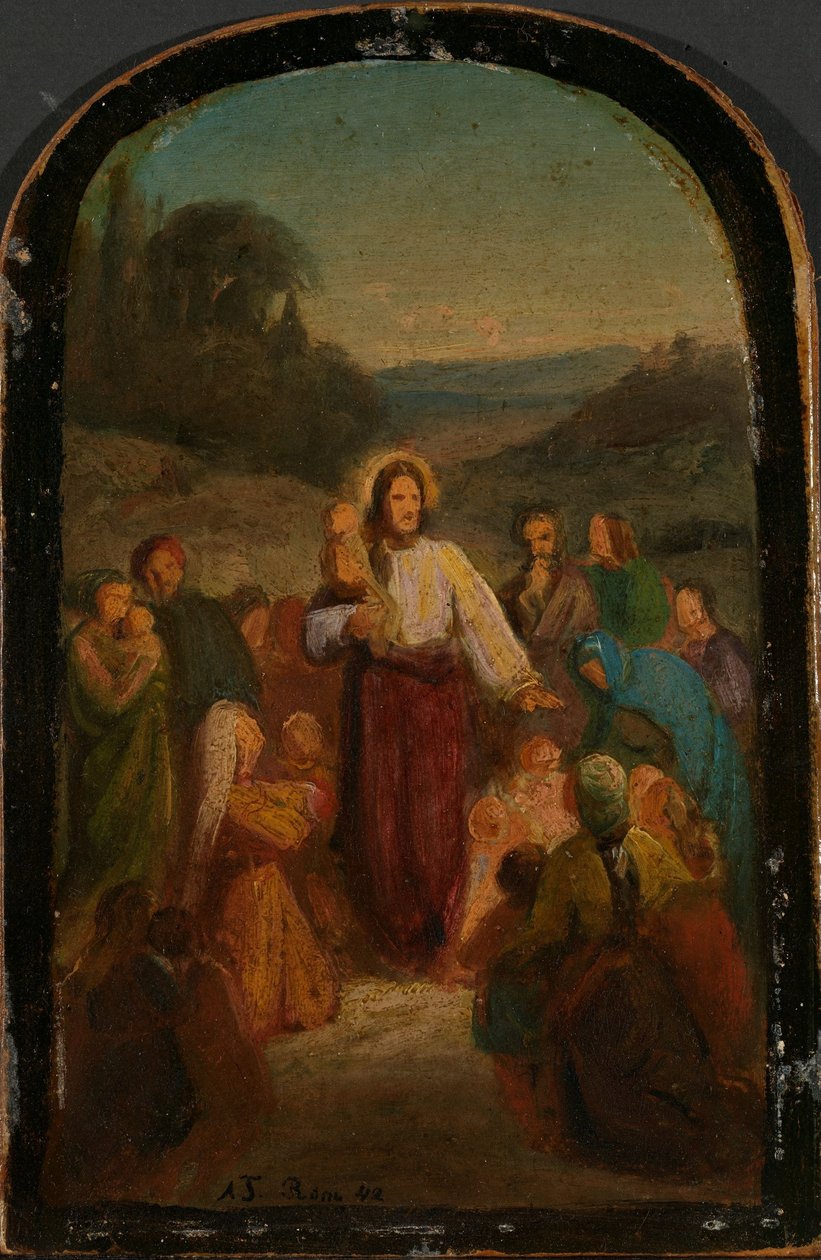 Lasst die kleinen Kinder zu mir kommen door Adolph Tidemand