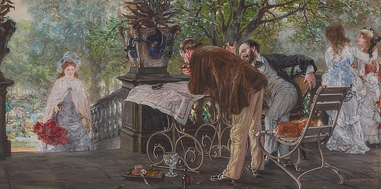 Reisplannen door Adolph Menzel