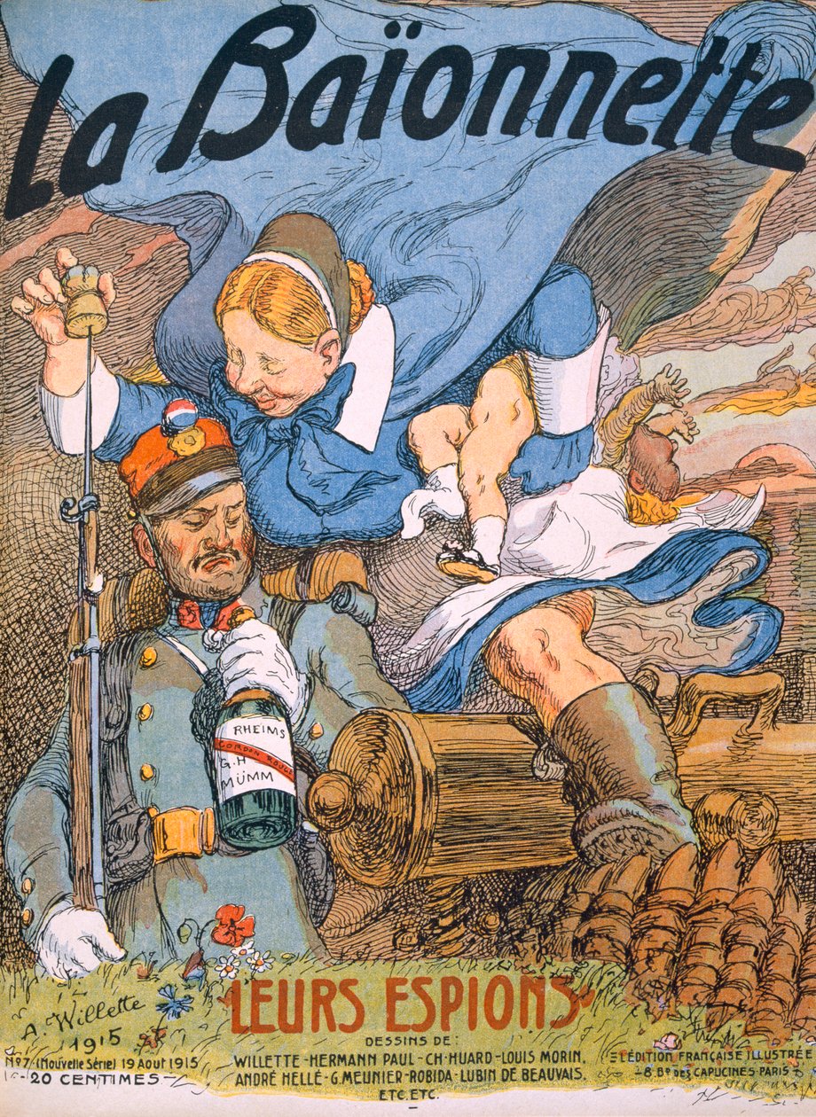 Hun Spionnen, titelpagina uit 