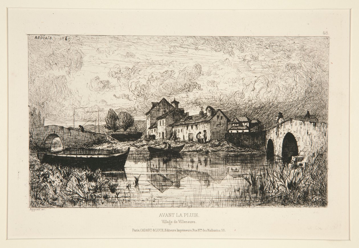 Voor de regen door Adolphe Appian