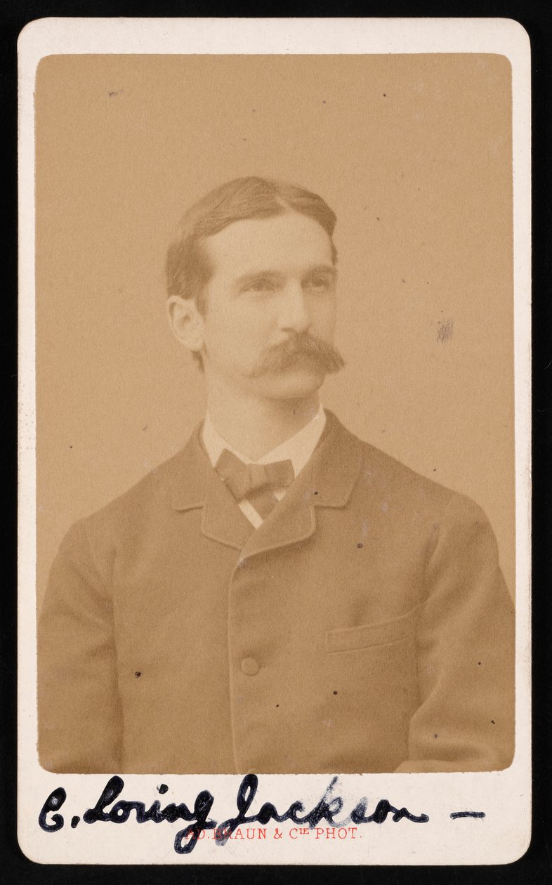 Portret van Charles Loring Jackson 1847-1935, circa 1887 door Adolphe Braun
