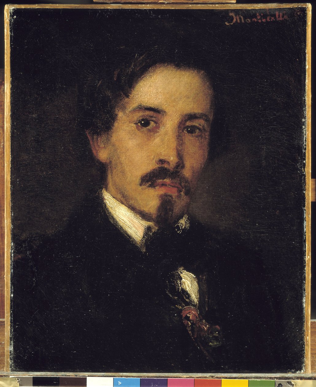 Vermoedelijk portret van de schilder Ferdinand Viola door Adolphe Joseph Thomas Monticelli