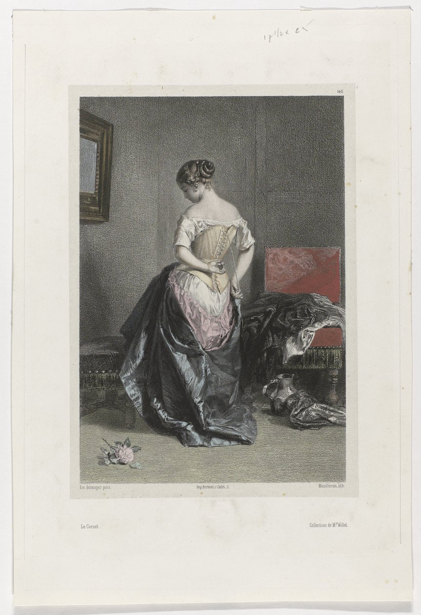 Le Corset door Adolphe Mouilleron