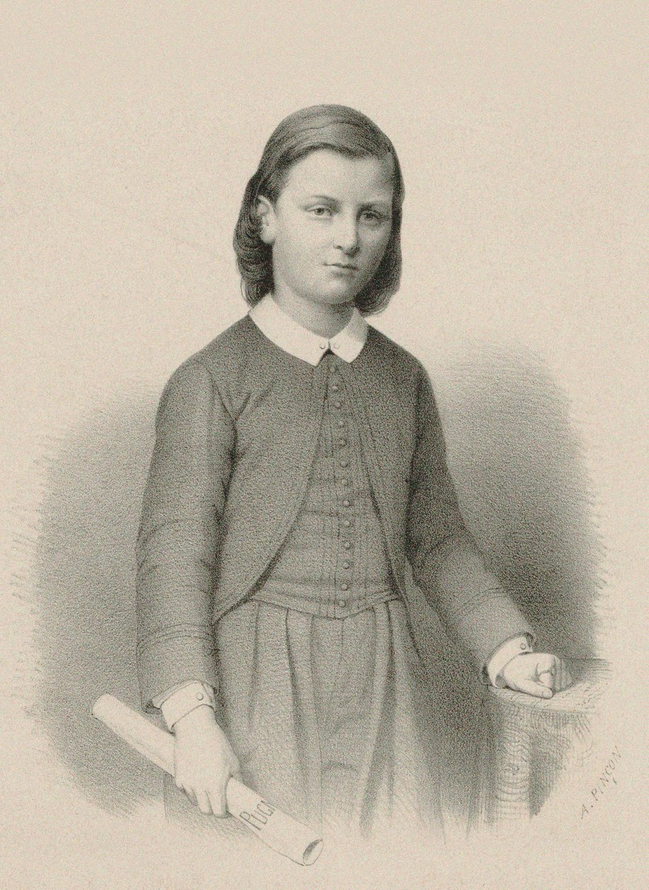 Portret van de componist Raoul Pugno 1852-1914, ca. 1870 door Adolphe Pincon