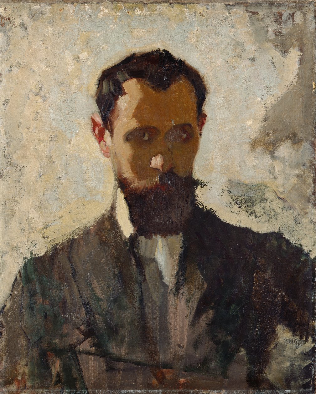 Zelfportret Studie, ca. 1912 door Adolphe Valette
