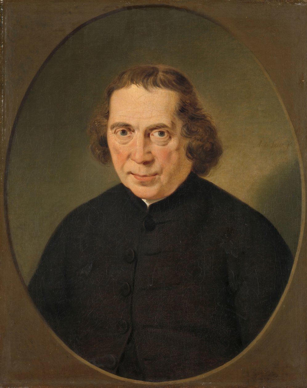 Portret van Jan Nieuwenhuyzen door Adriaan de Lelie