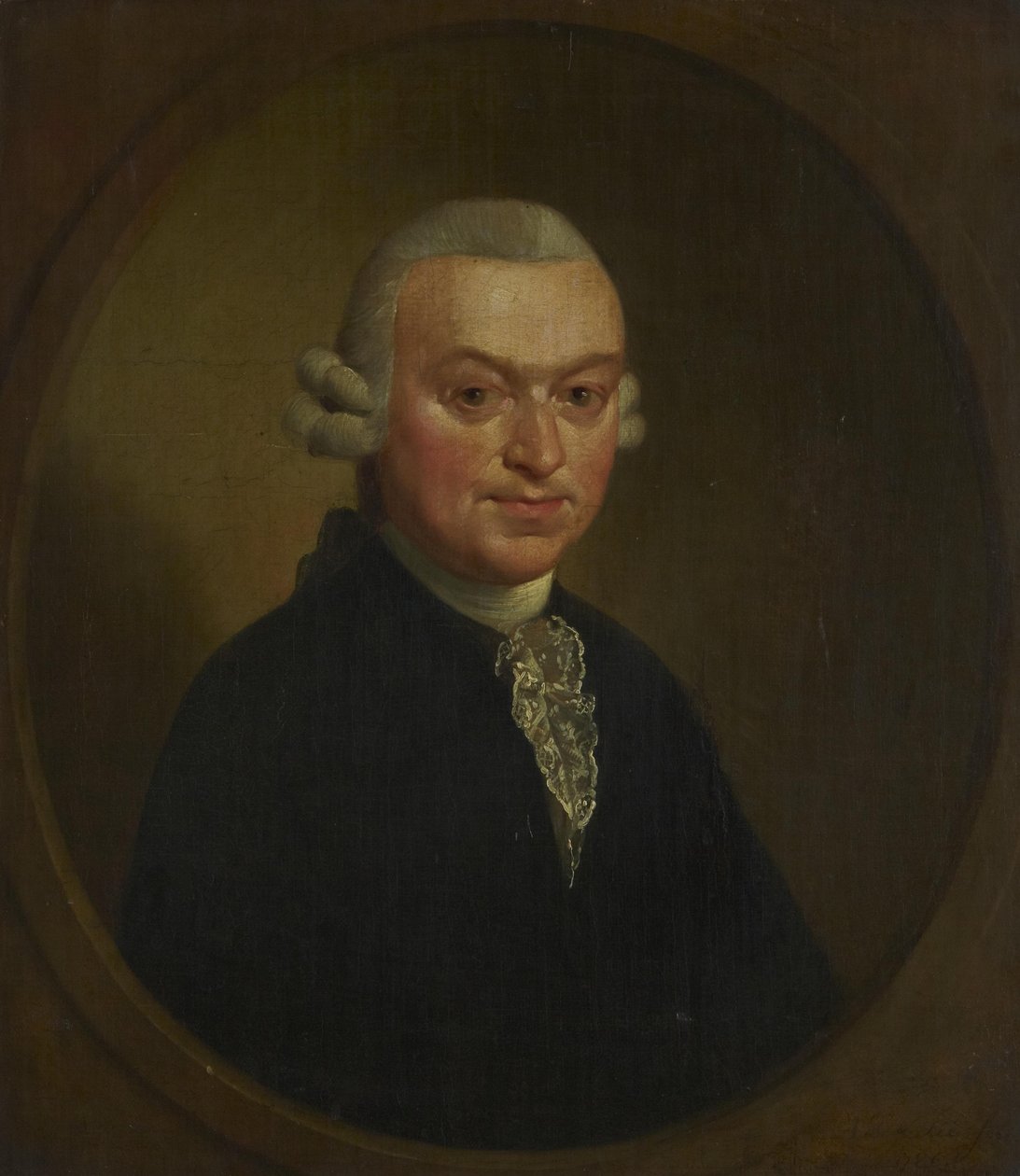 [Ongeïdentificeerde man] door Adriaan de Lelie