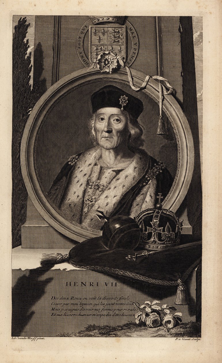 Henry VII (1457-1509) door Adriaan van der (after) Werff