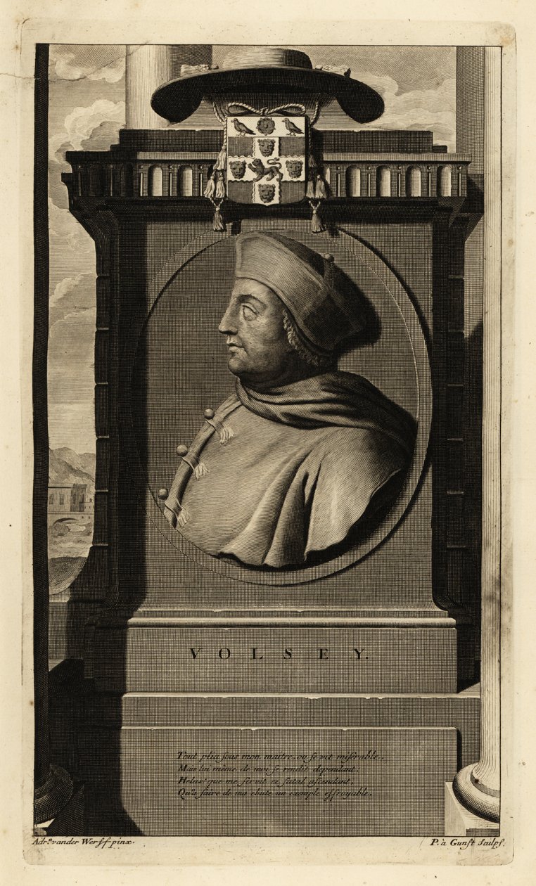Thomas Wolsey (1473-1530) door Adriaan van der (after) Werff