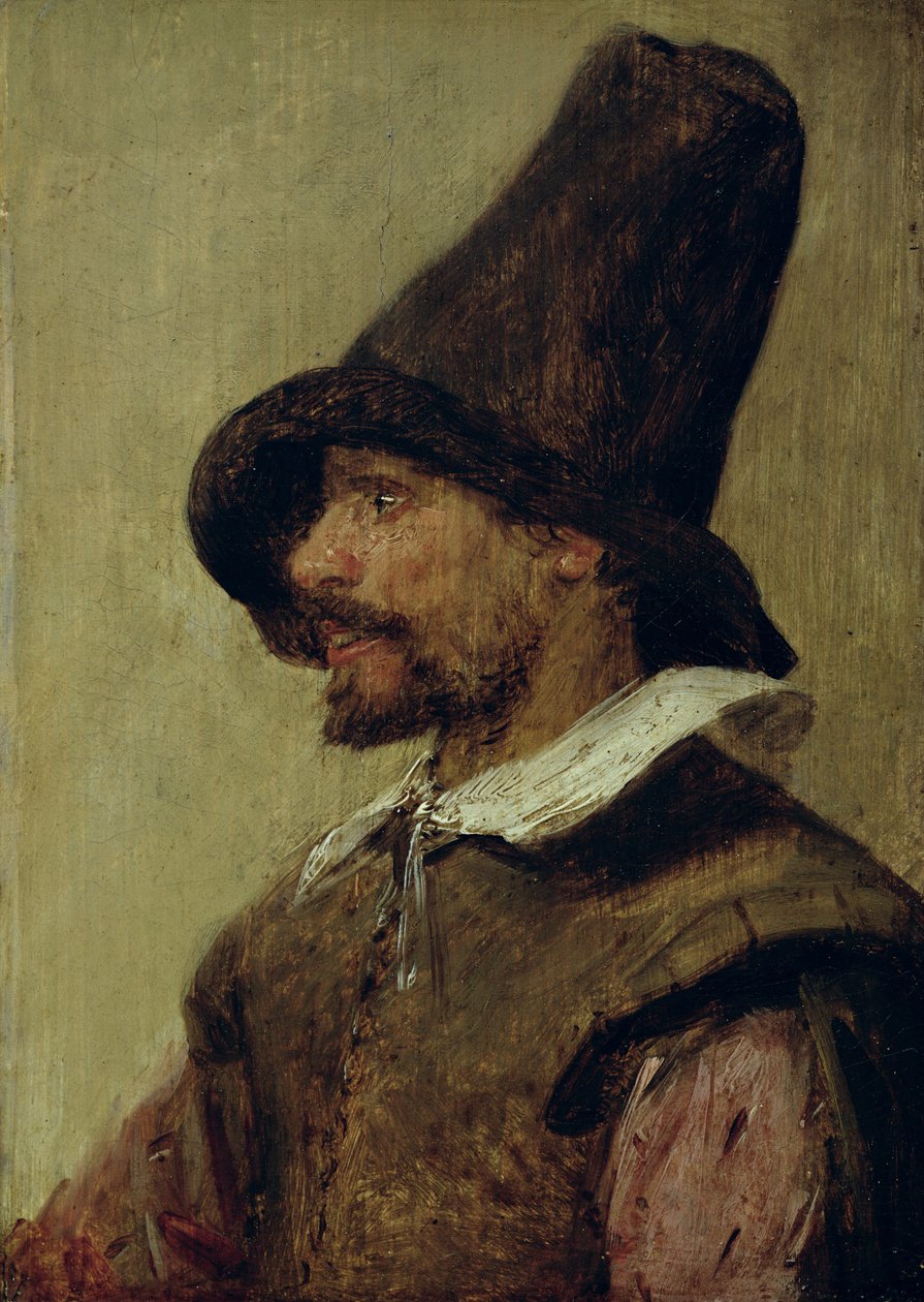 Portret van een Man door Adriaen Brouwer