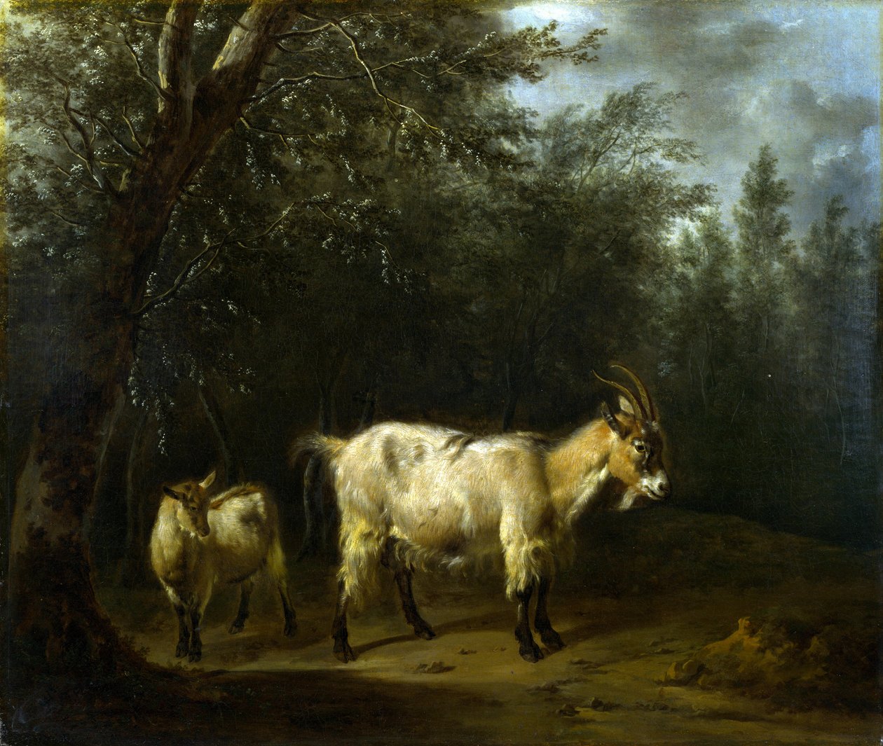 Een geit en een lam door Adriaen van de Velde