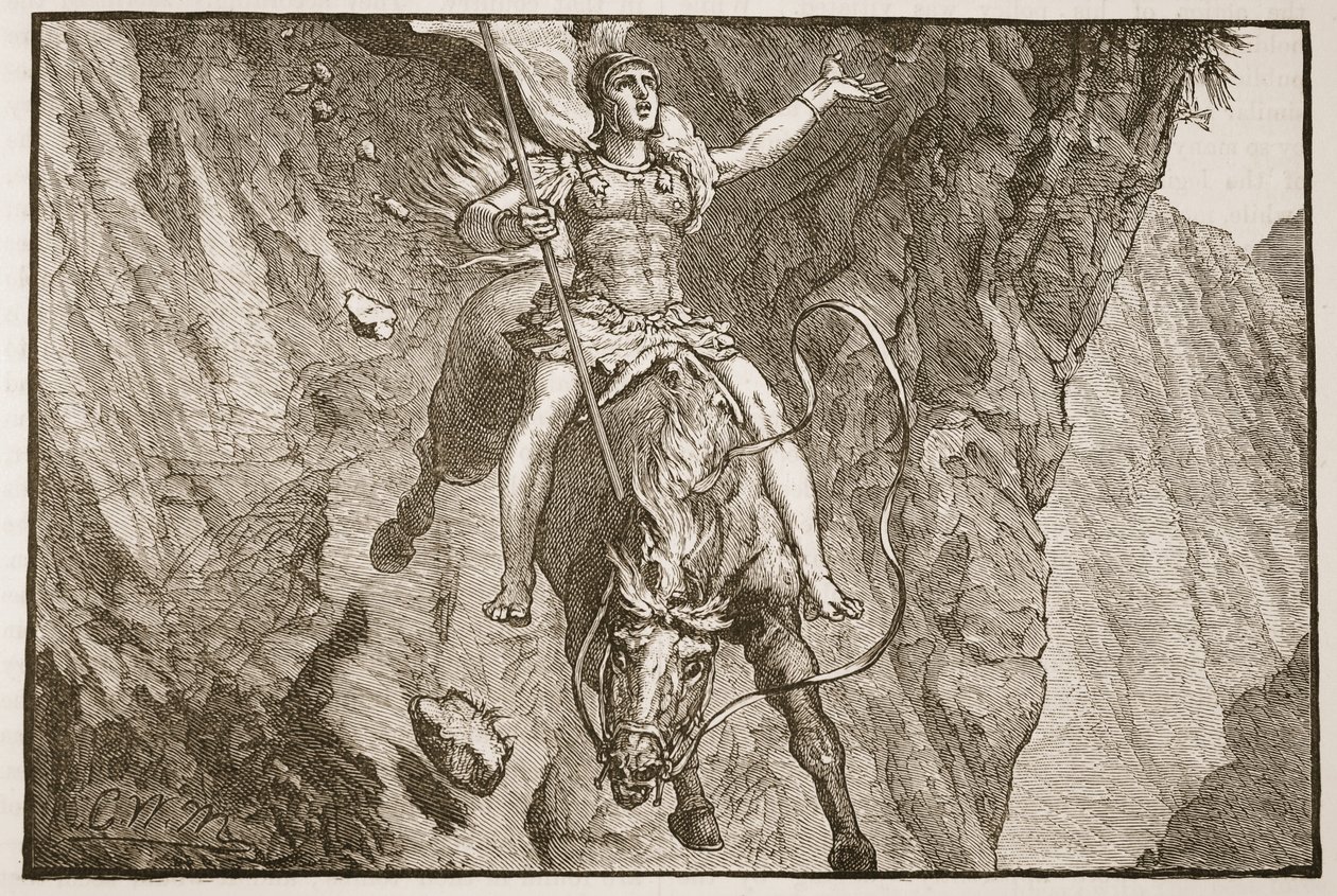 Het offer van Curtius door Adriaen Brouwer