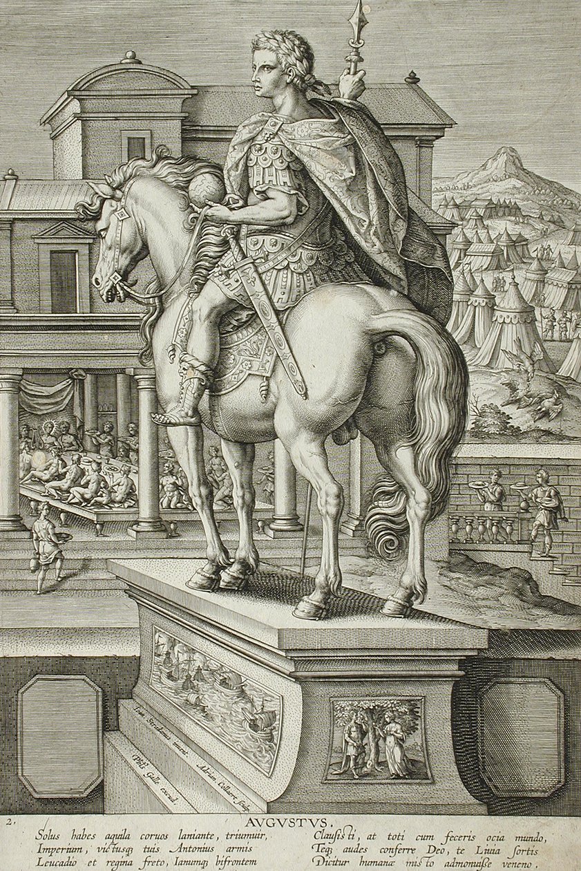 Augustus door Adriaen Collaert