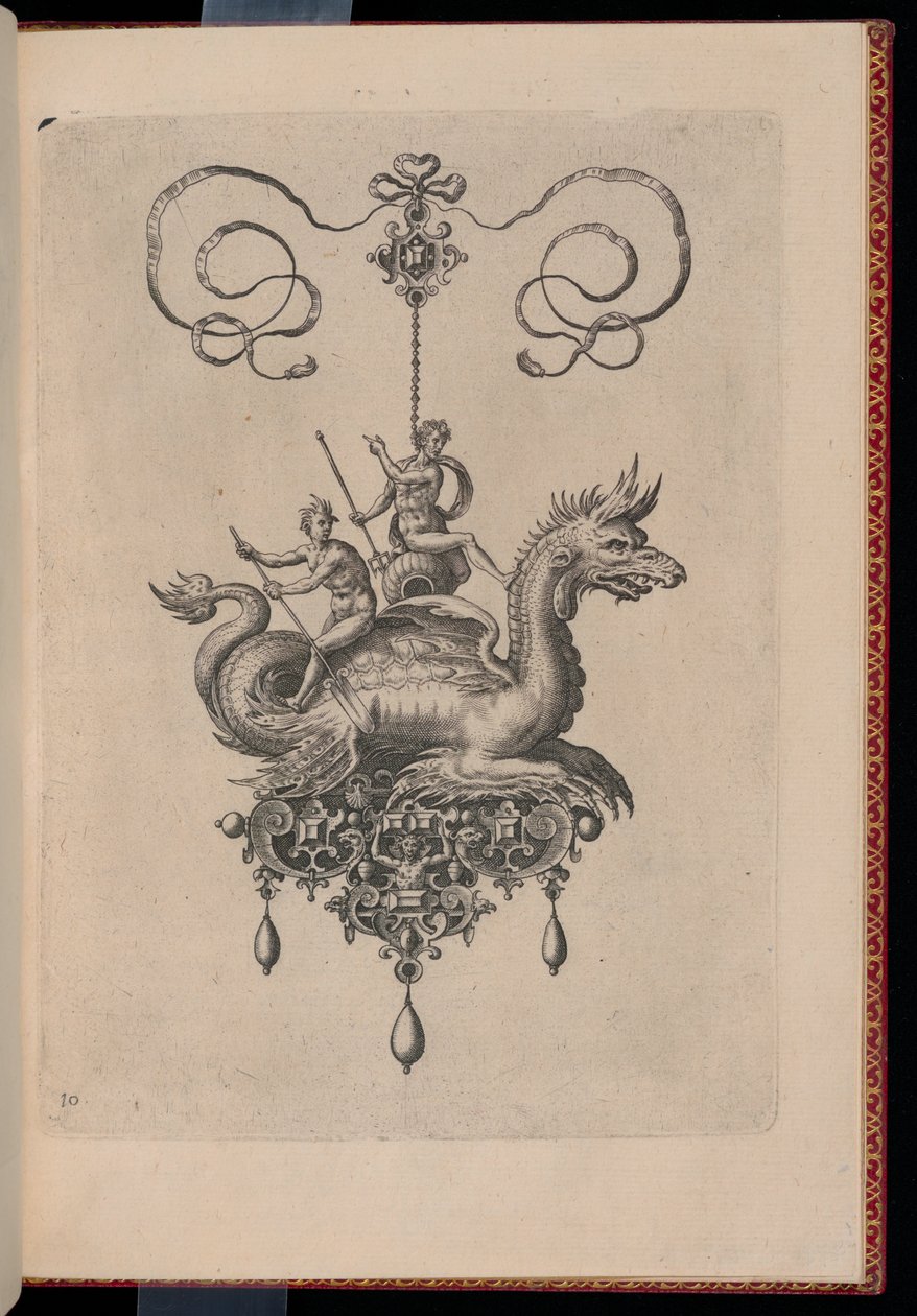 Plaat 10, pagina, Bullarum Inaurium etc. Archetypi Artificiosi Pars Altera door Adriaen Collaert