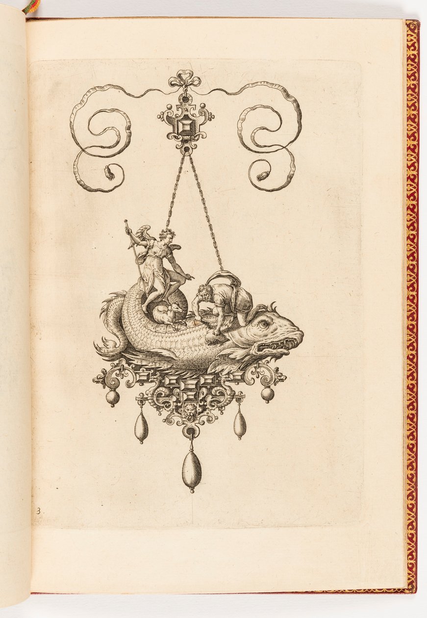 Plaat 3, uit Bullarum Inaurium etc. Archetypi Artificiosi Pars Altera door Adriaen Collaert