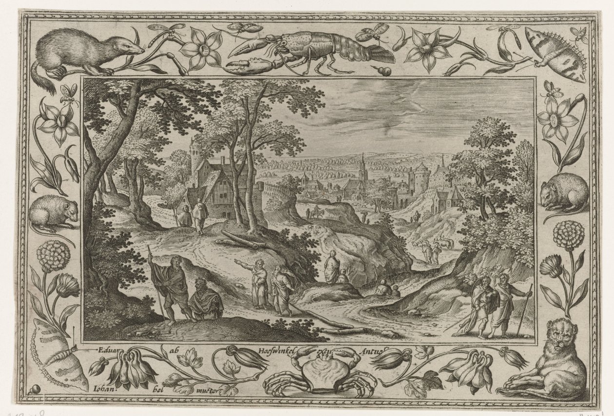 Uitzending van de apostelen door Adriaen Collaert