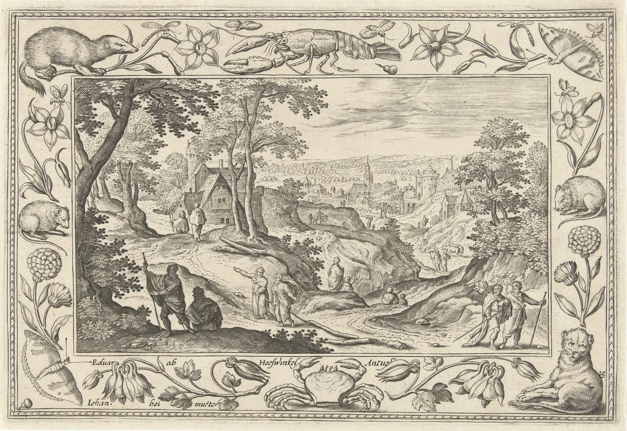 Uitzending van de apostelen door Adriaen Collaert