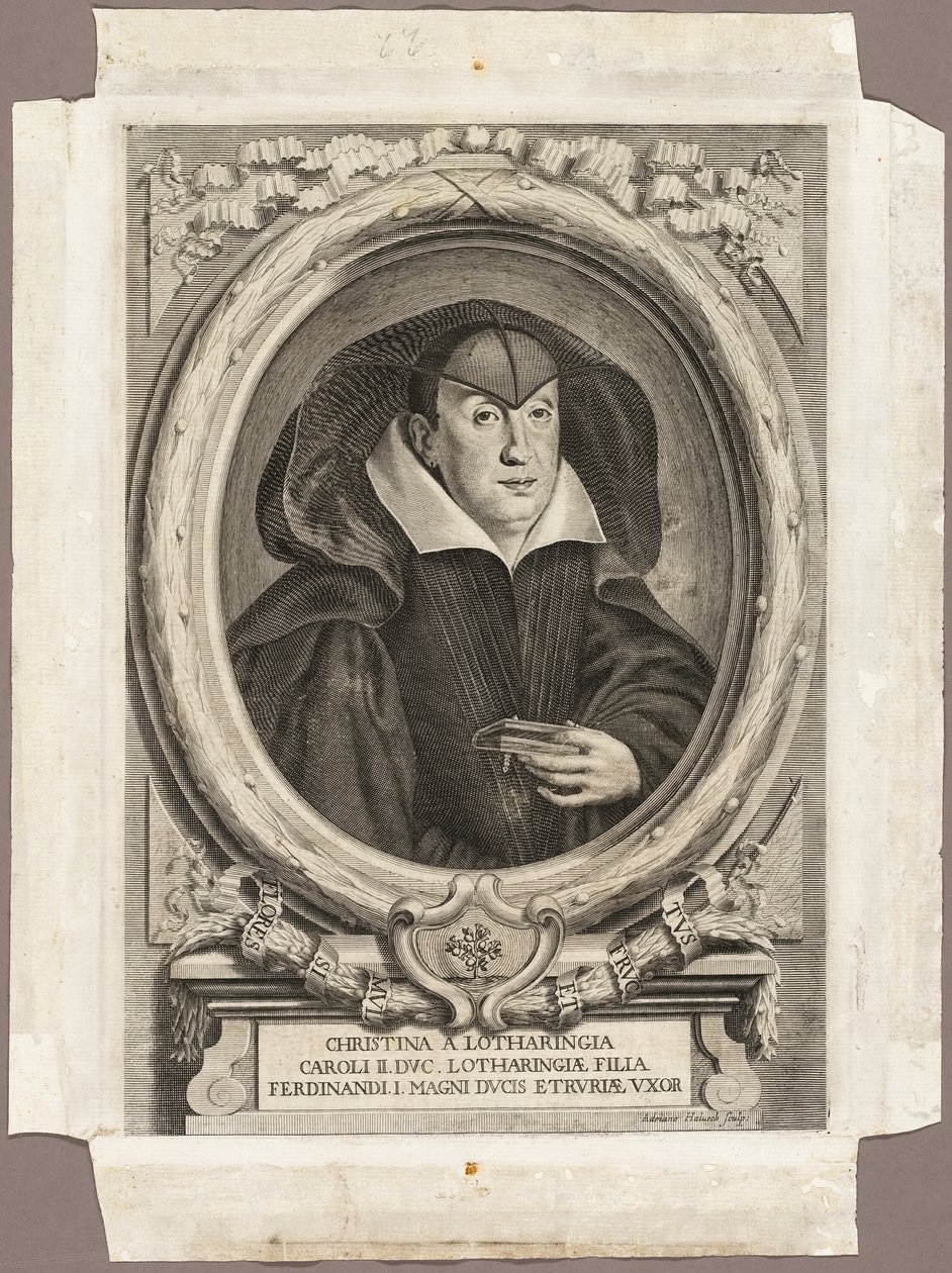 Christina van Lotharingen door Adriaen Haelwegh
