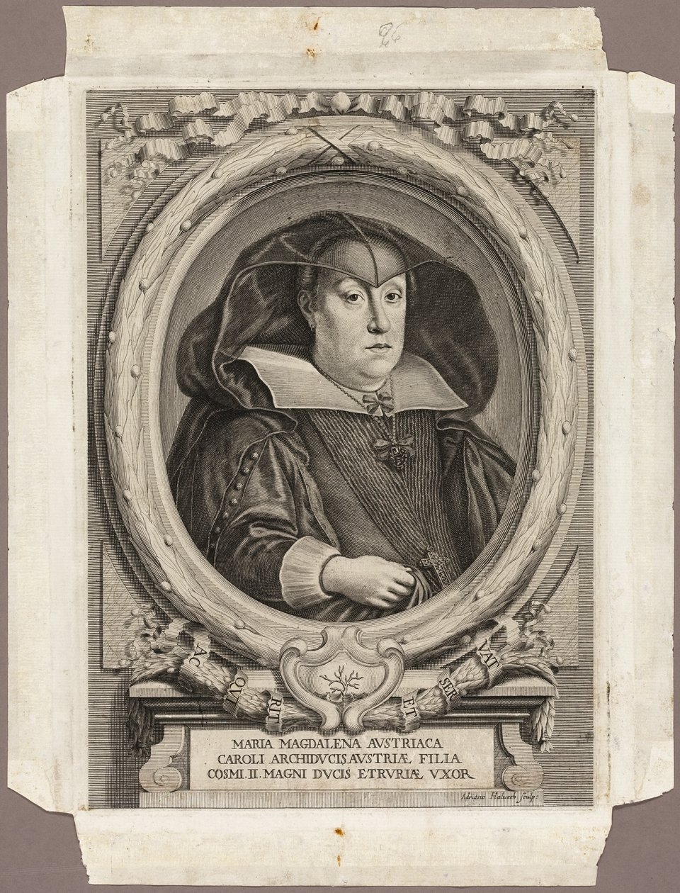 Maria Magdalena van Oostenrijk door Adriaen Haelwegh