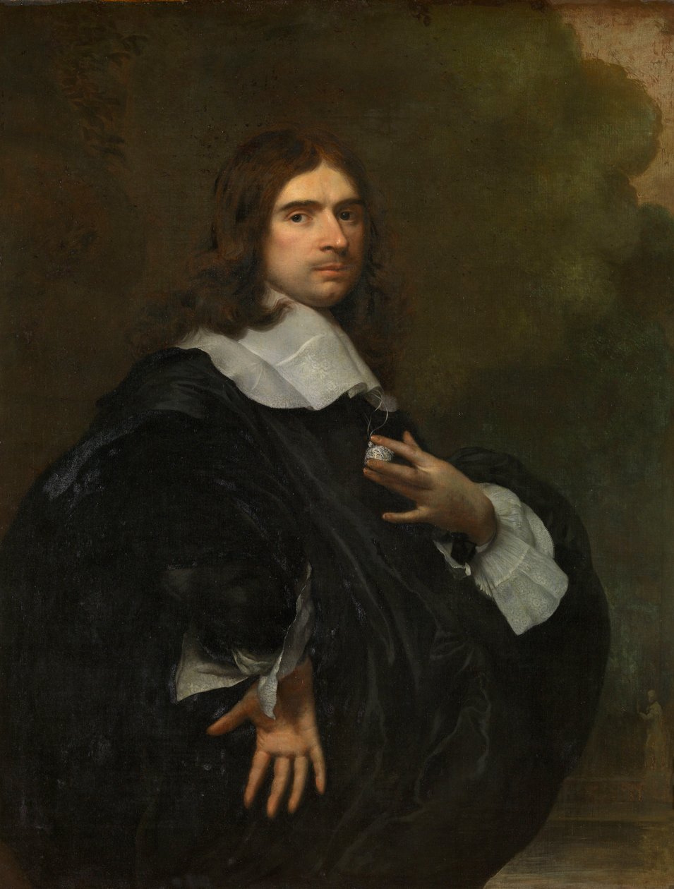 Portret van een man door Adriaen Hanneman
