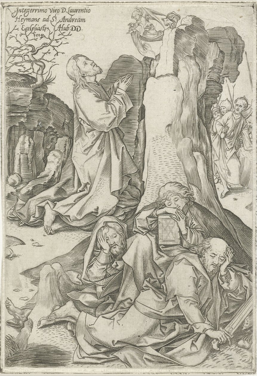 Christus in de hof van Getsemane door Adriaen Huybrechts (I)