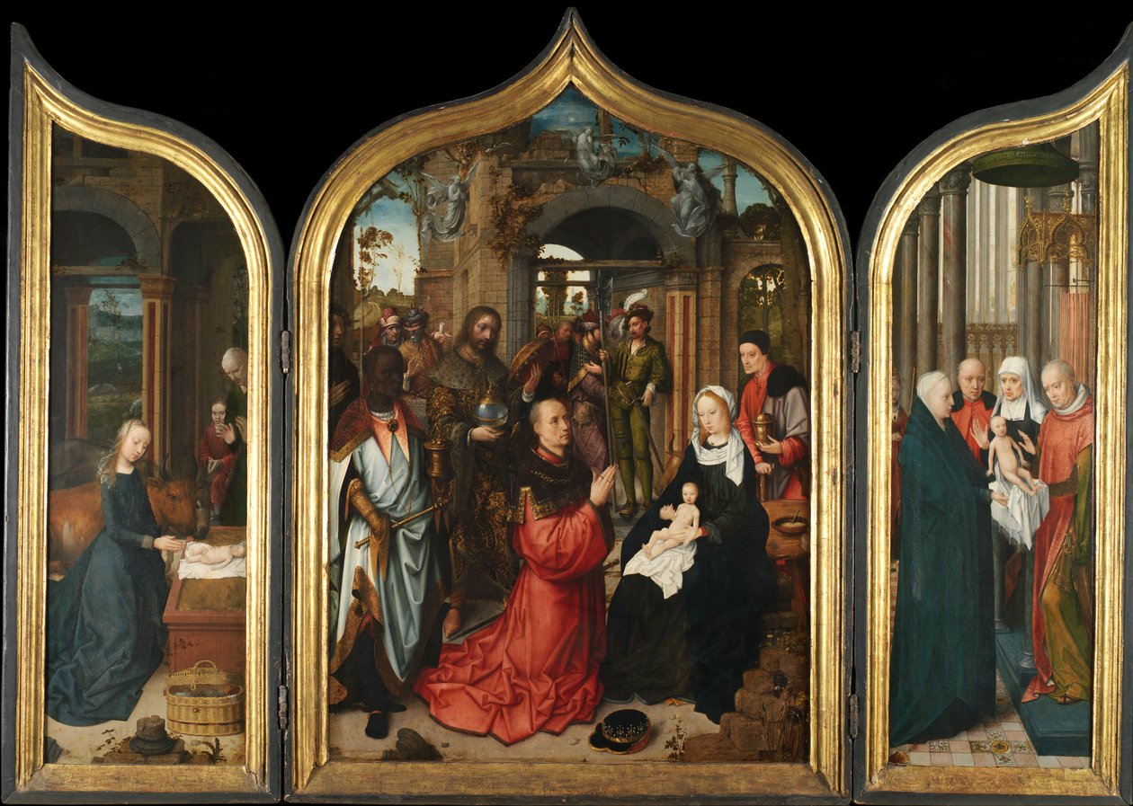 Drieluik, c.1510-12 door Adriaen Isenbrandt or Isenbrant