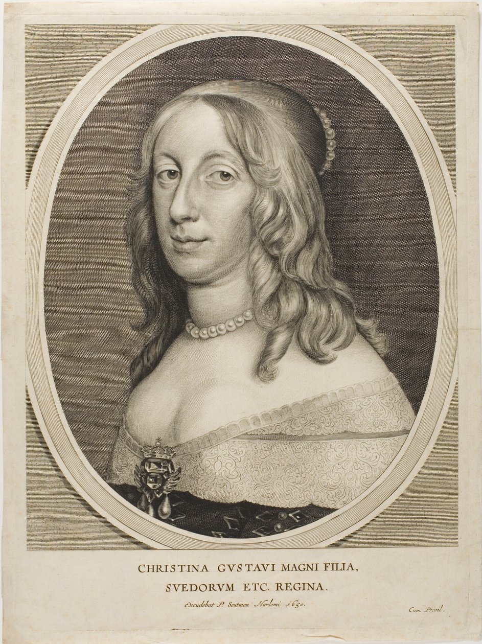 Koningin Christina van Zweden door Adriaen Pietersz. van de Venne