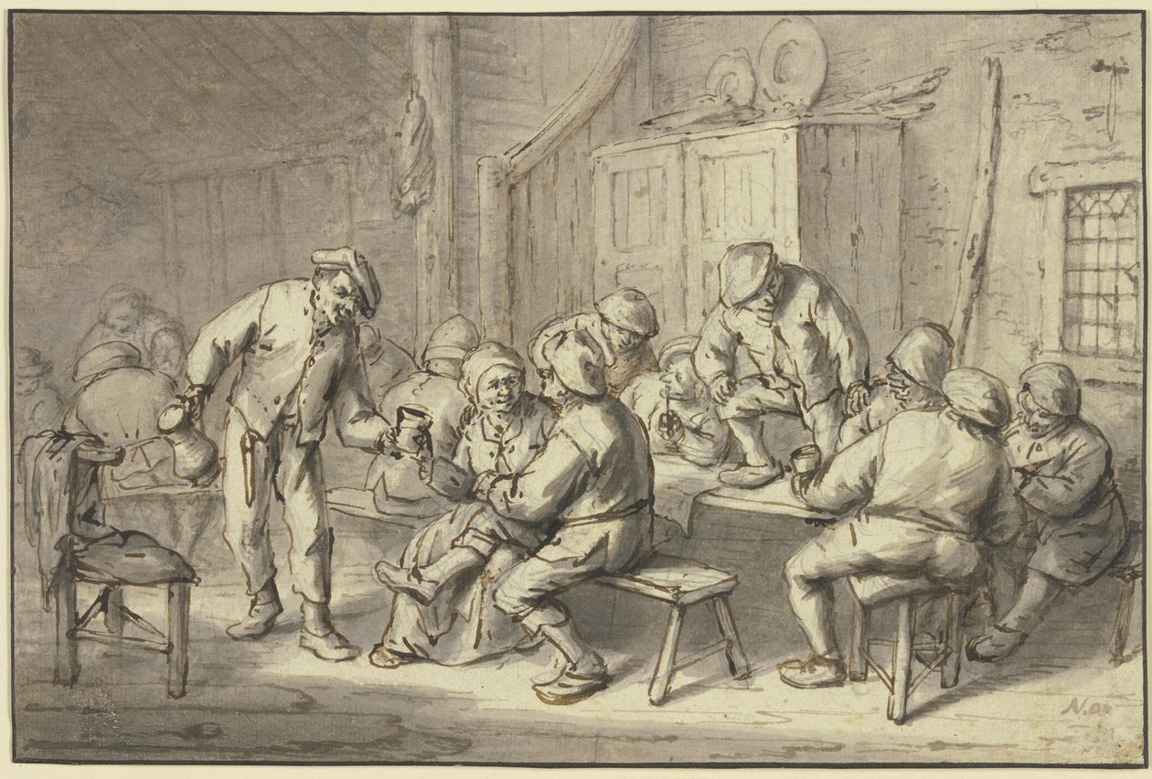 Boerenkroeg door Adriaen van Ostade