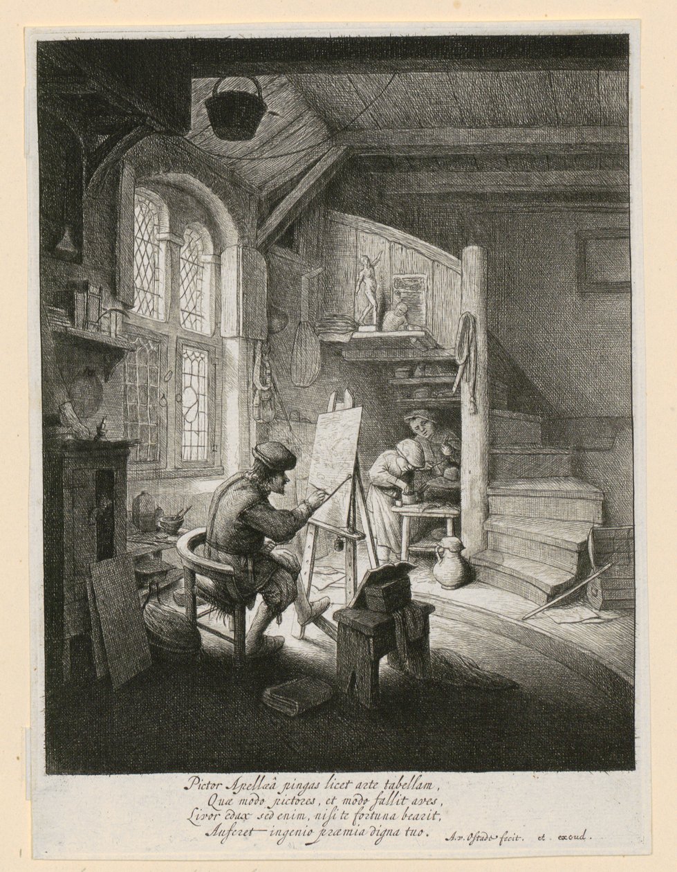Schilder door Adriaen van Ostade