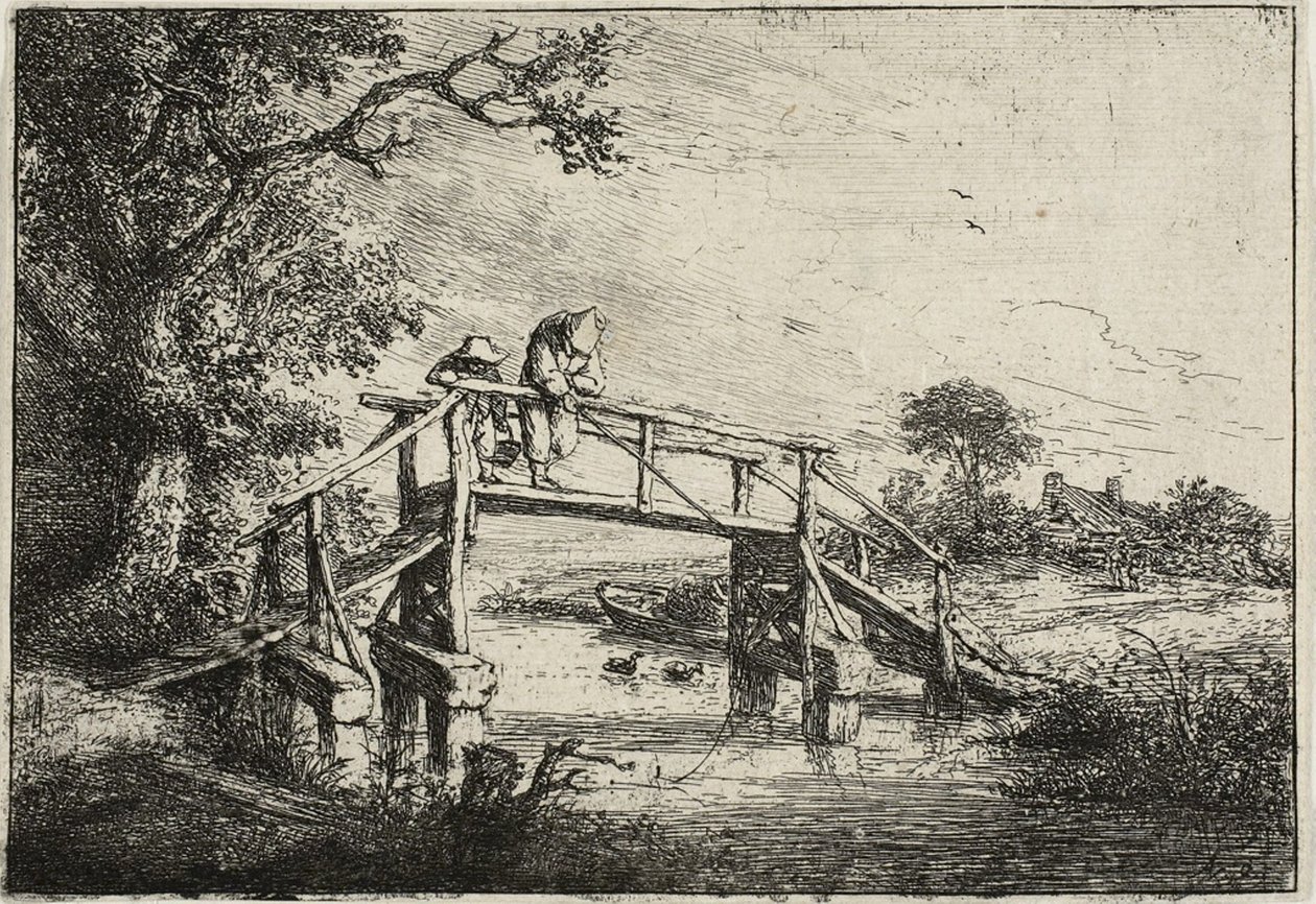 De vissers door Adriaen van Ostade