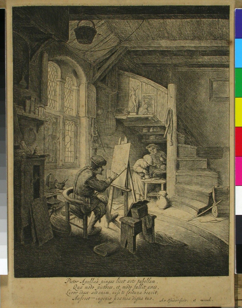 De schilder door Adriaen van Ostade
