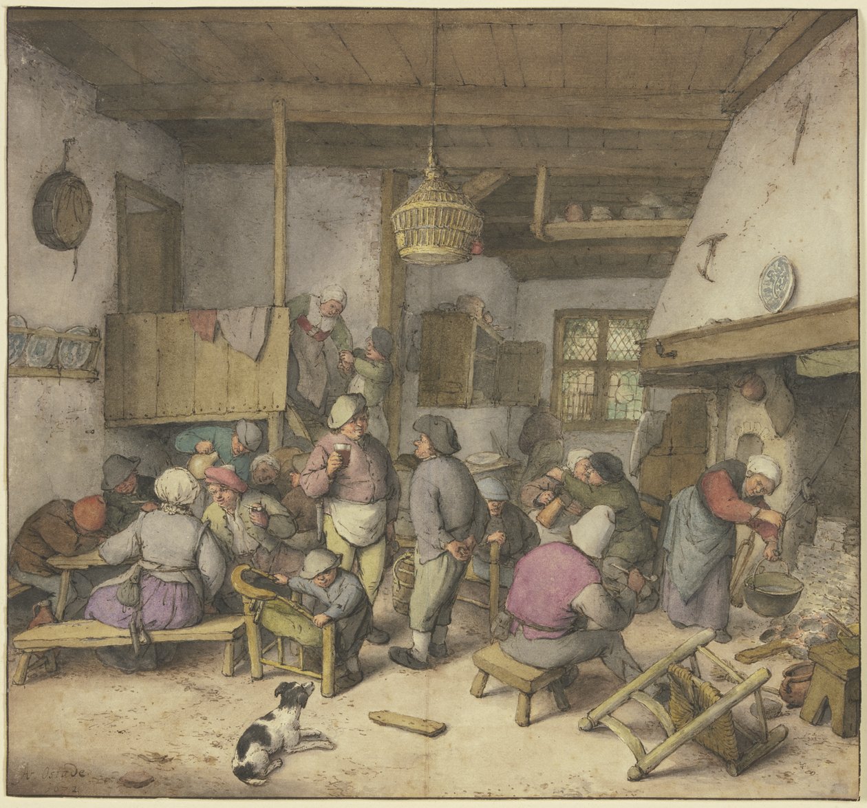  door Adriaen van Ostade