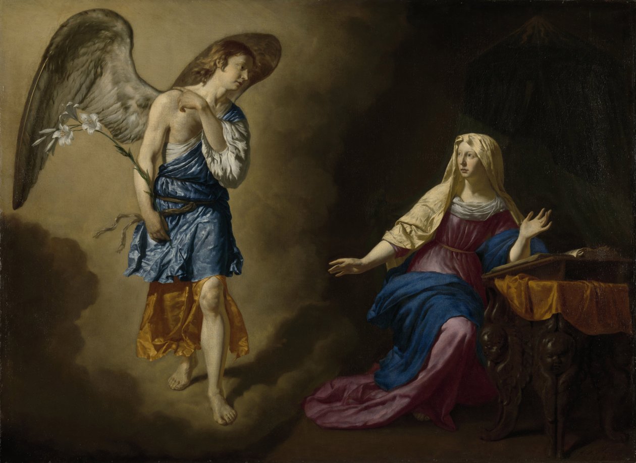 De Aankondiging, 1667 door Adriaen van de Velde