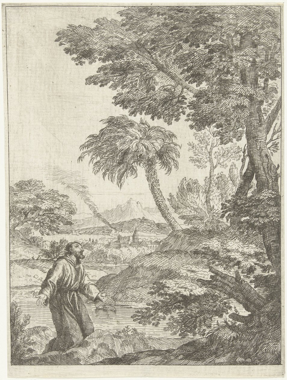 Heilige Franciscus door Adriaen van der Kabel