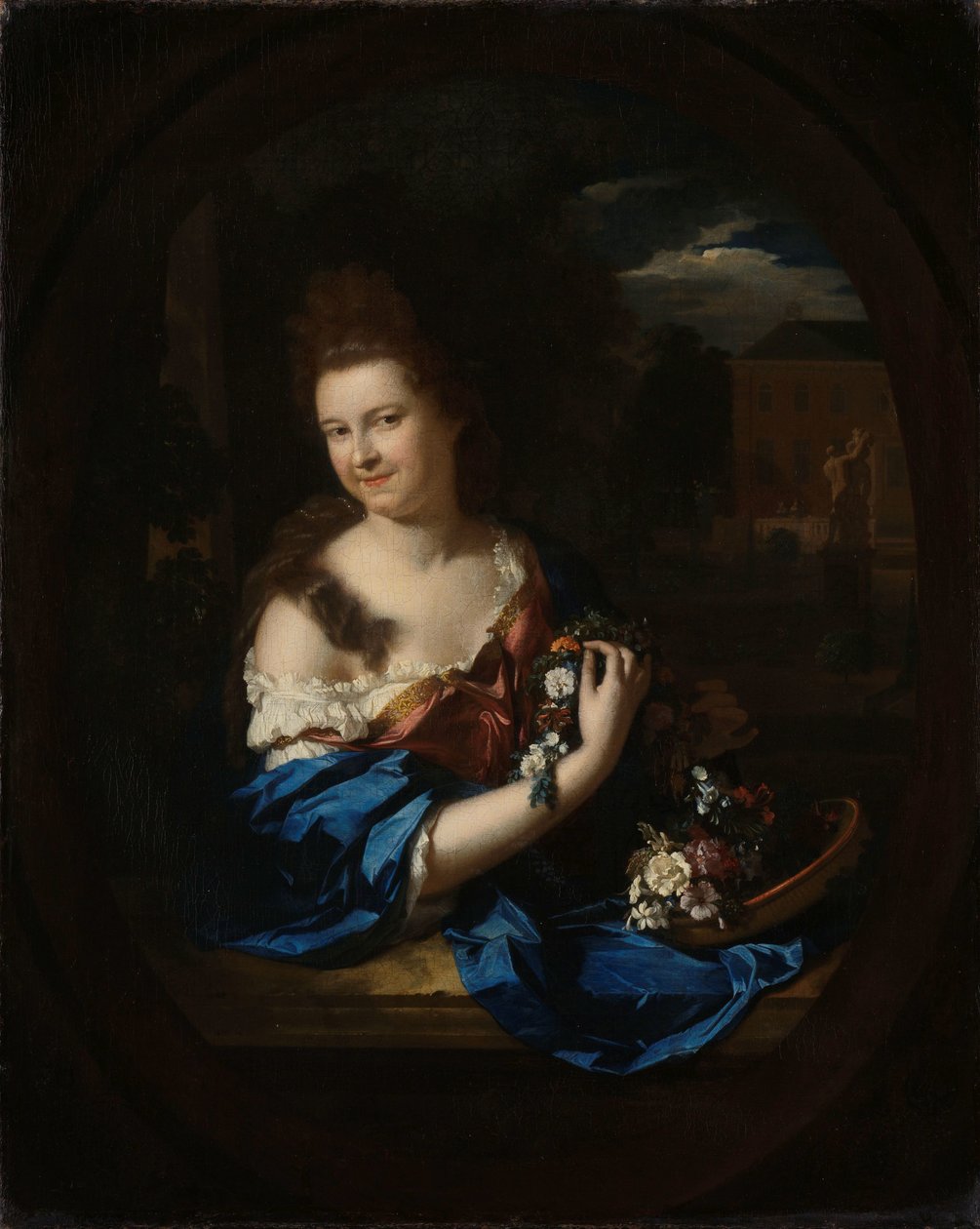 Portret van Margaretha Rendorp, vrouw van Jan van de Poll door Adriaen van der Werff