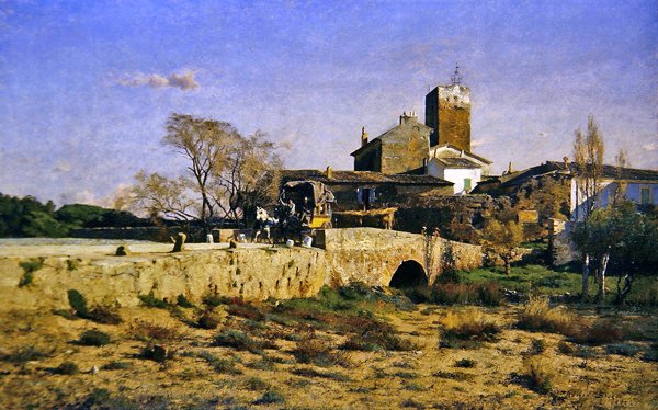 Een Wintermiddag in de Provence (Een Wintermiddag in Zuid-Frankrijk) door Adrian Scott Stokes