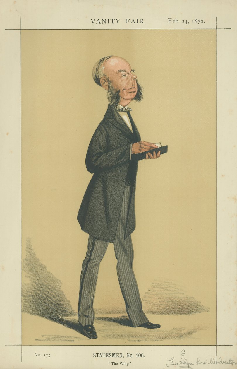 George Grenfell Glyn (kleurenlitho) door Adriano Cecioni