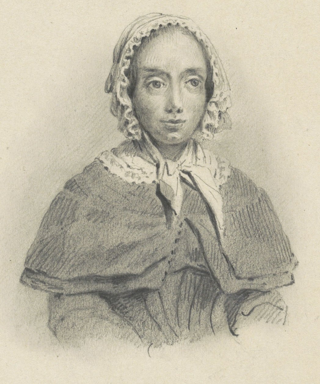 Portrait of Maria Geertruida de Goeje-Barbiers door Adrianus Johannes Ehnle