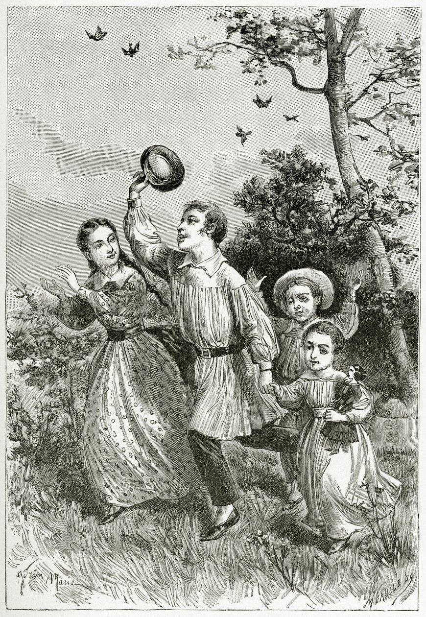 De Familie, 19e eeuw door Adrien Emmanuel Marie