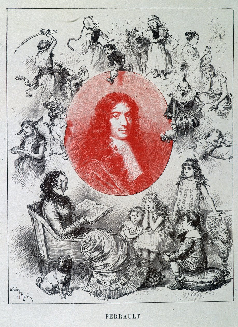 Portret van Charles Perrault - in 