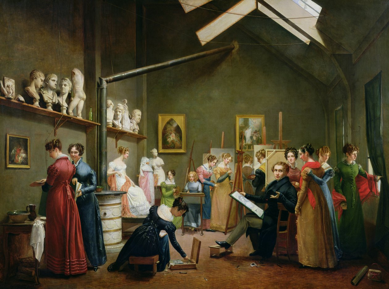 Interieur van Alexandre Denis Abel de Pujol