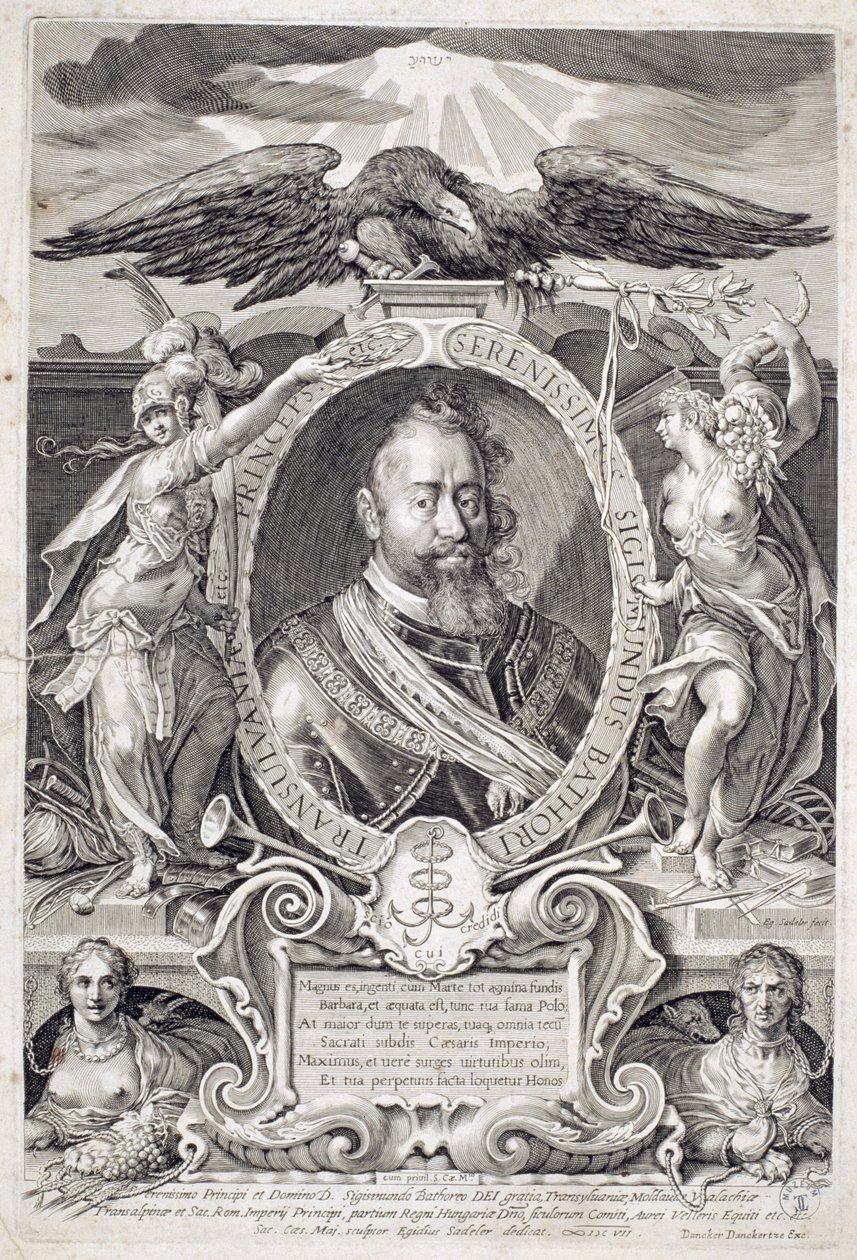 Sigismund Bathory (1572-1613) 1607 door Aegidius Sadeler or Saedeler